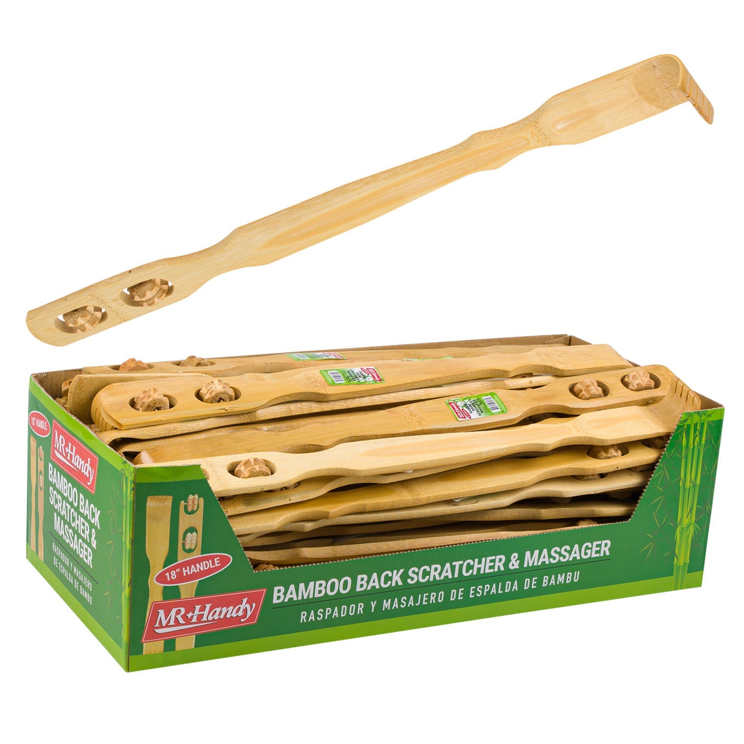 Mr. Handy Bamboo Back Scratcher and Massager (Pieces=96)