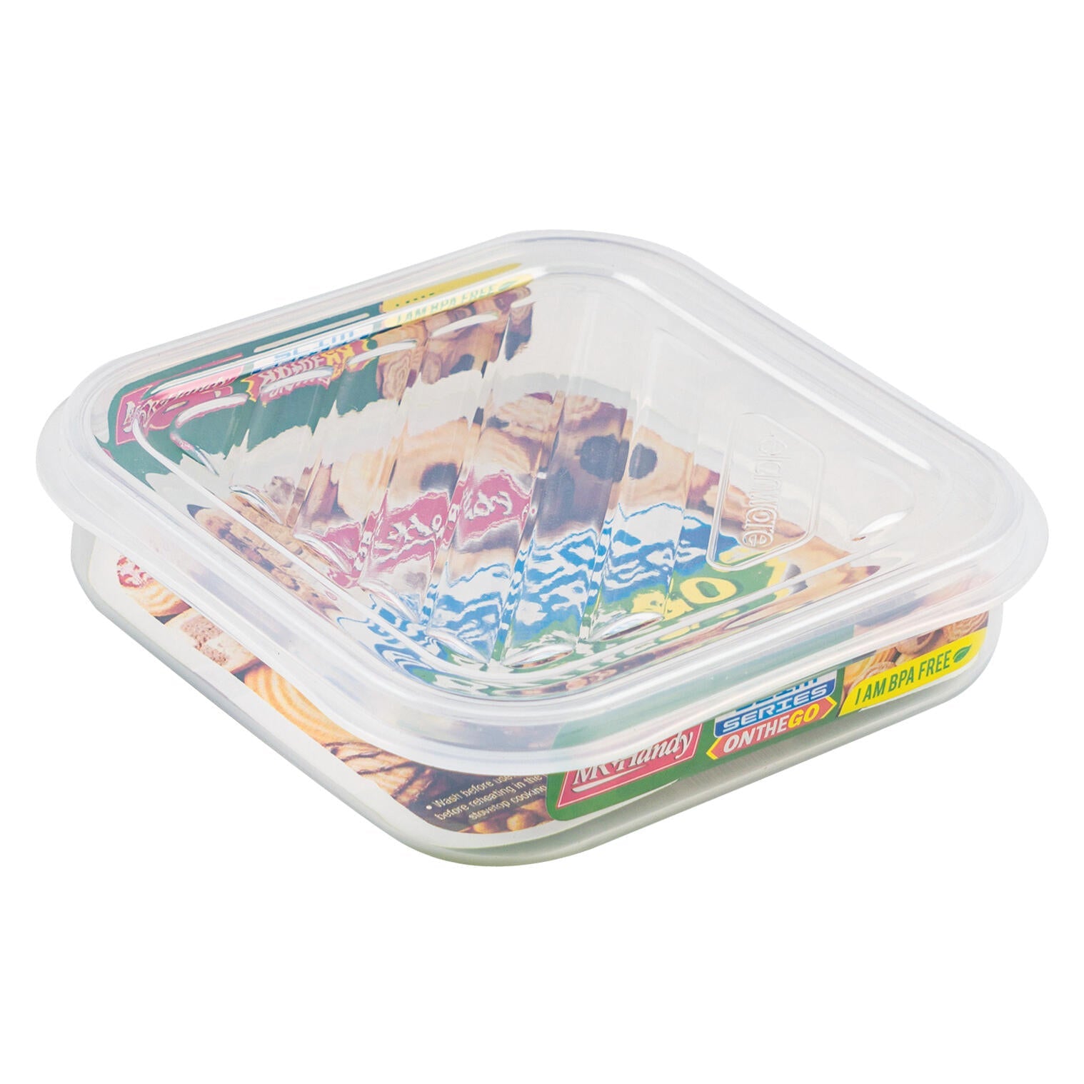 Mr. Handy Square Food Container w/ Lid - 15.2oz (Pieces=48)