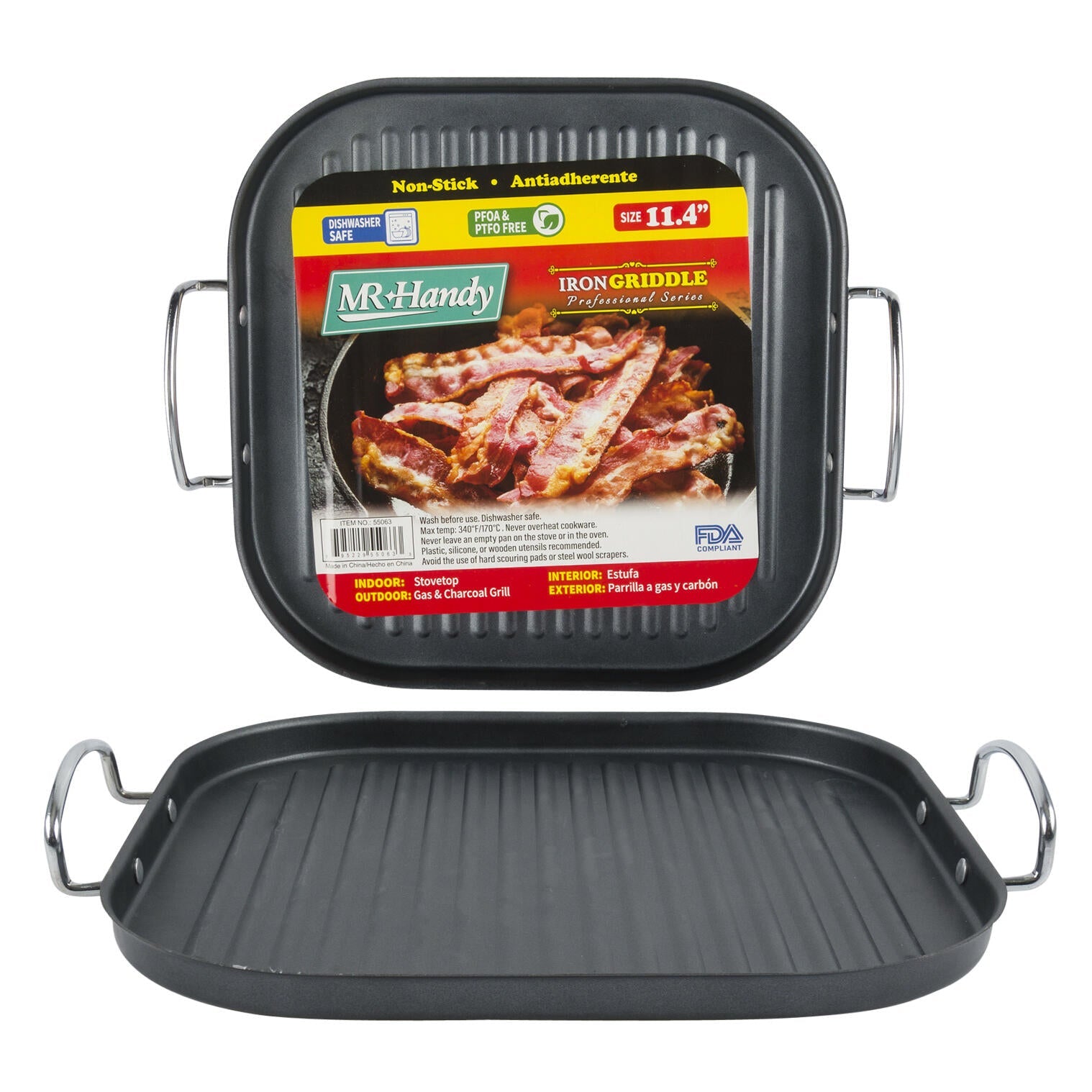 Mr. Handy Square Griddle Pan - 1.4" (Pieces=20)