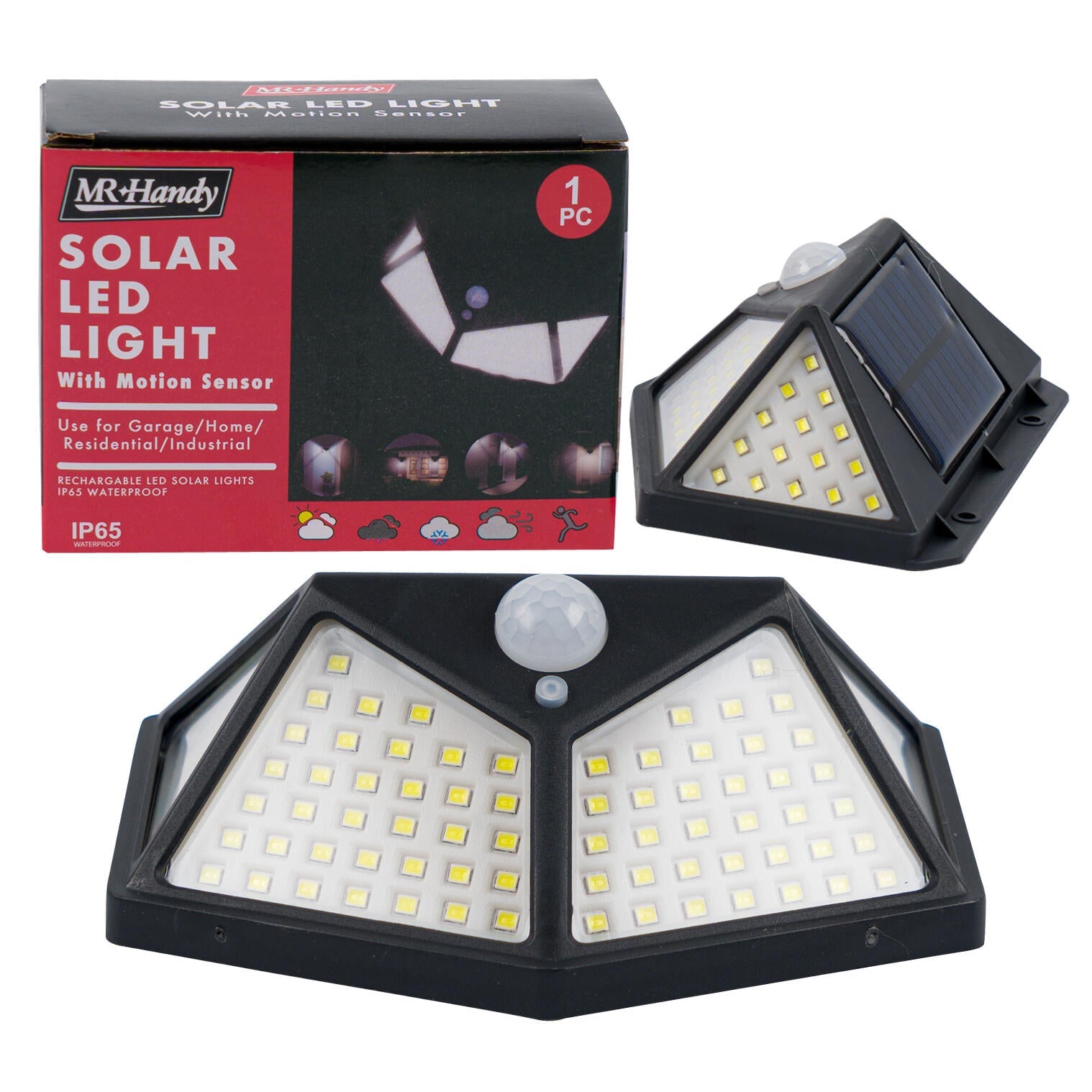 Mr. Handy Solar LED Light with Motion Sensor (Pieces=36)