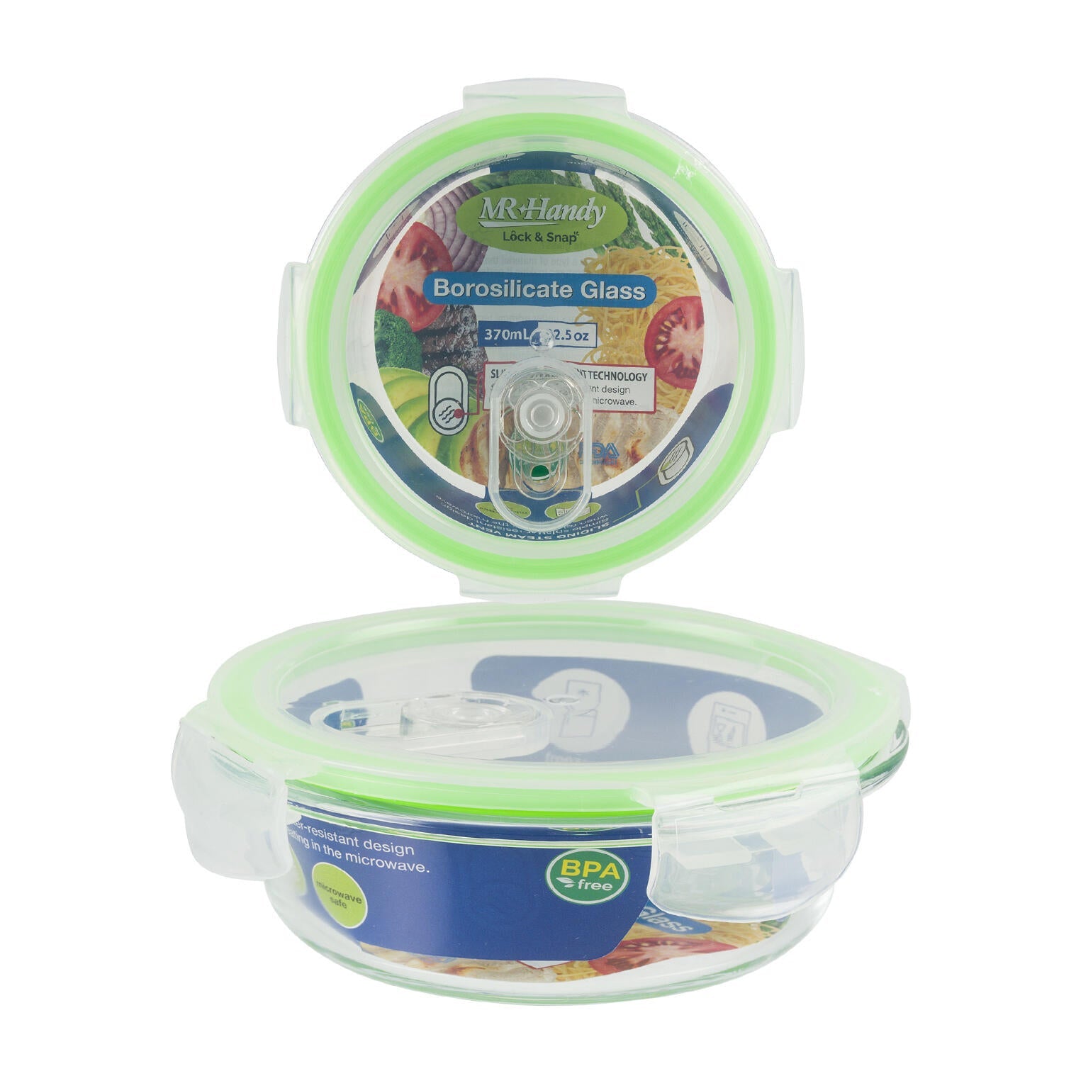 Mr. Handy Round Food Container - 12.51oz (Pieces=48)