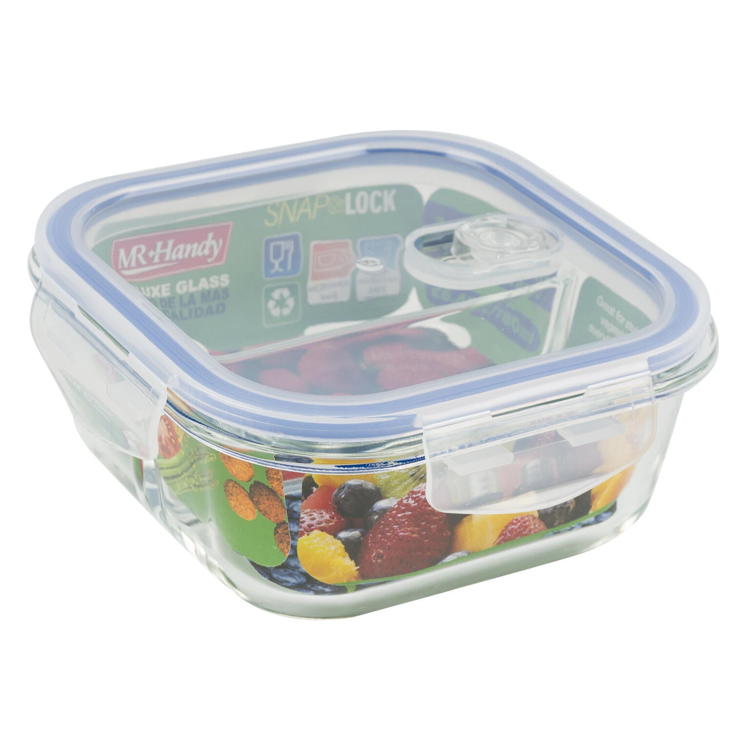 Mr. Handy 2-Section Food Container - 26oz (Pieces=24)