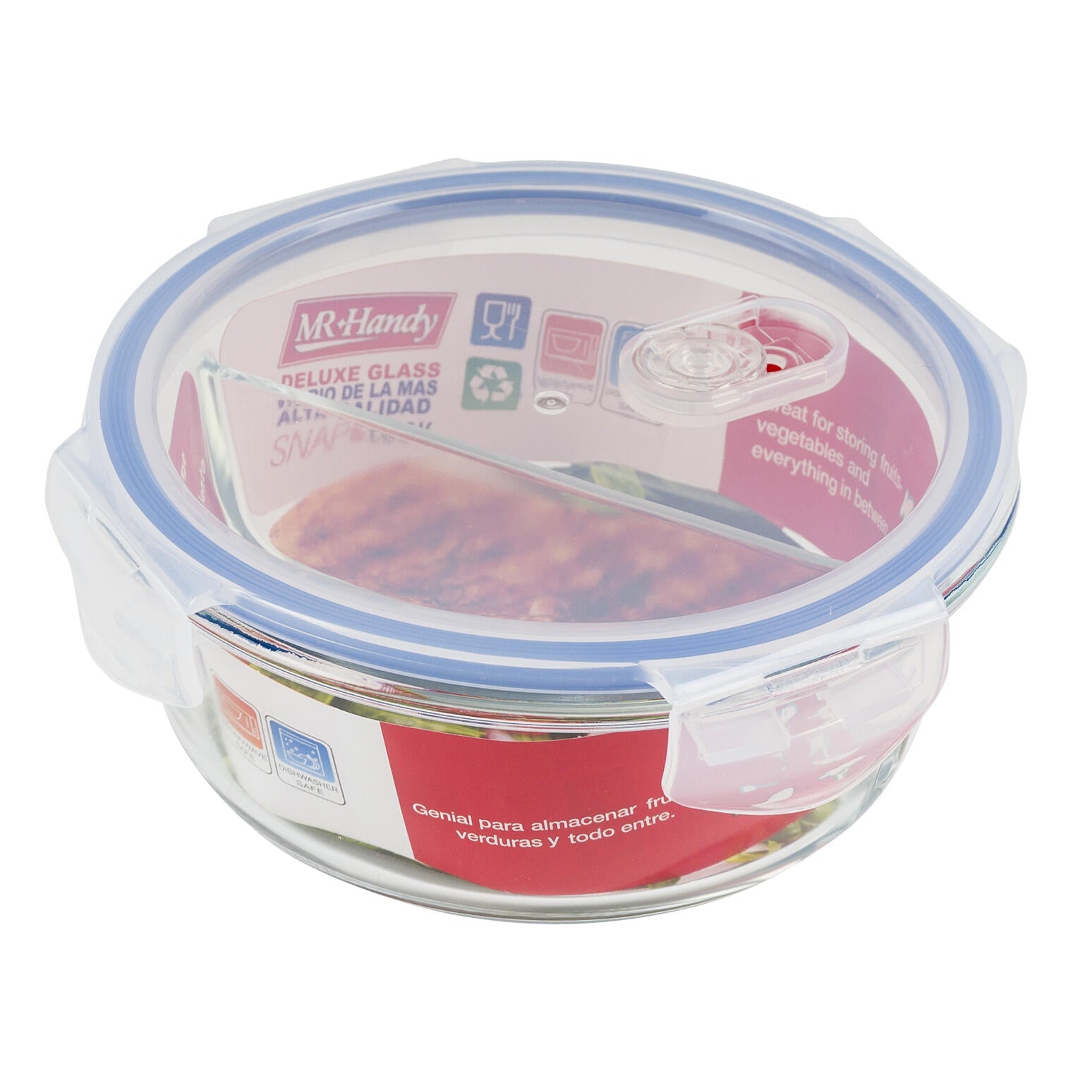 Mr. Handy 2-Section Food Container - 30oz (Pieces=12)