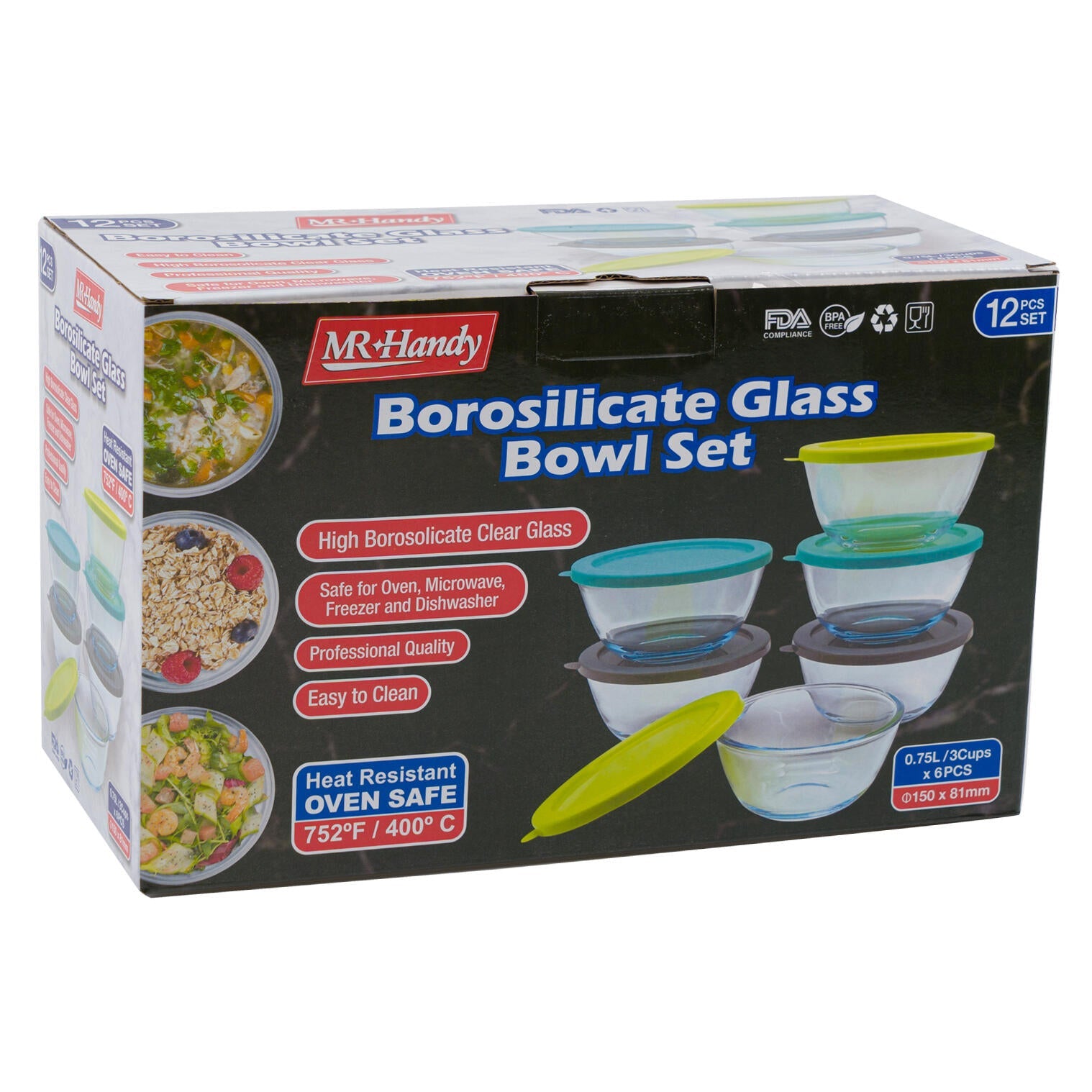 Buy 12 Pcs Borosilicate Glass Jar