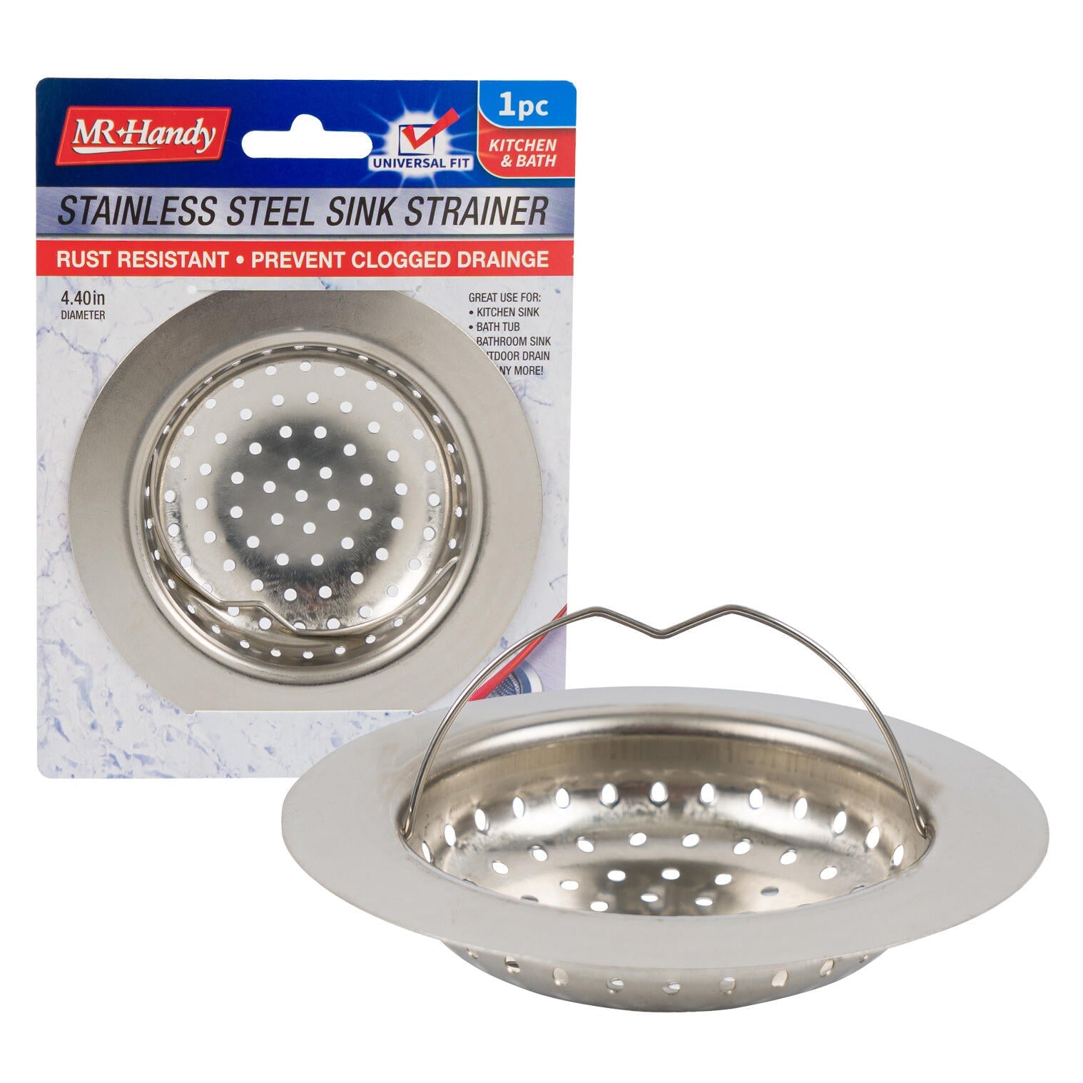 Mr. Handy Stainless Steel Sink Strainer - 4.33" (Pieces=72)